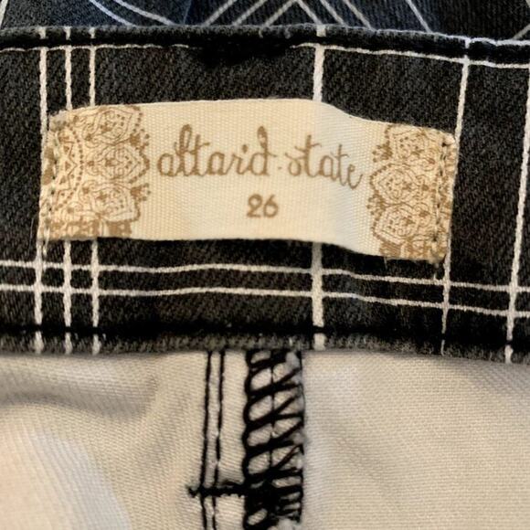 Altar'd State NWT Women's Ciara Retro Striped Flare Jeans High Waisted Sz 26 - Picture 8 of 12